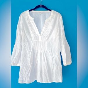 Gap White Cotton Top